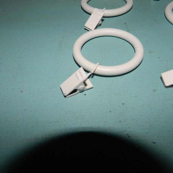 Pottery Barn Kids Classic Steel Curtain Rings Set of 14 - Picture 2 of 3